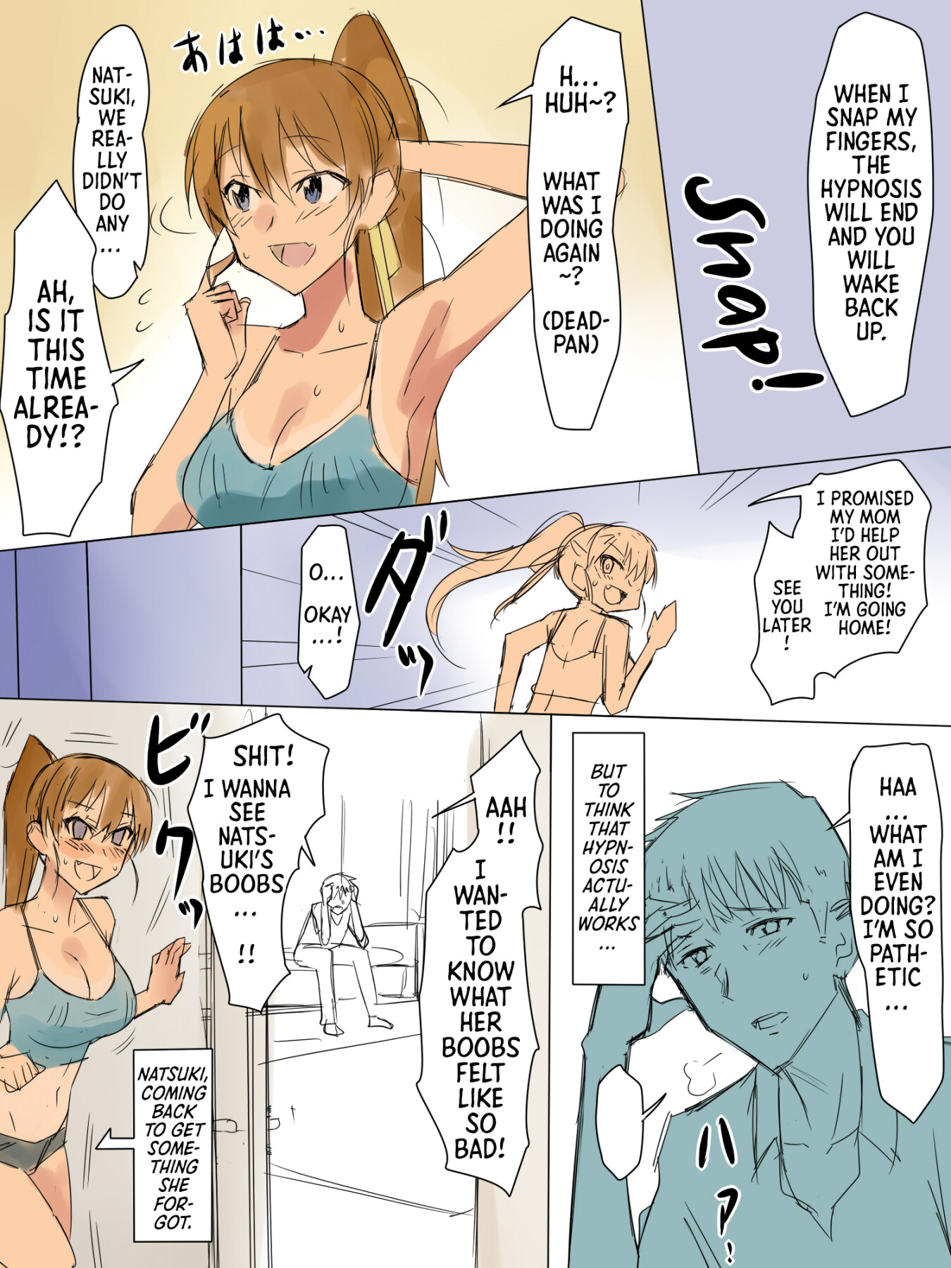 Hentai Manga Comic-A Story About Using Hypnosis to Make the Childhood Friend Who Was Like an Older Brother to Me into My Lover-Read-9